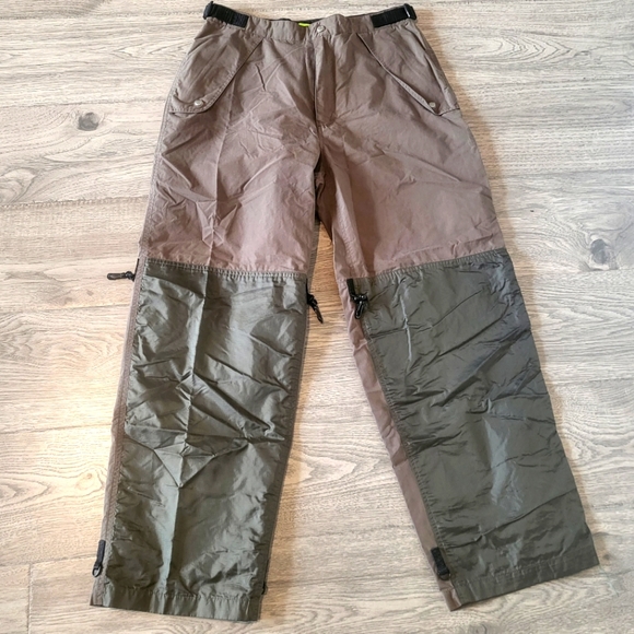 Mountain Dew Pants Vintage Mountain Dew Olive Green Rip Stop